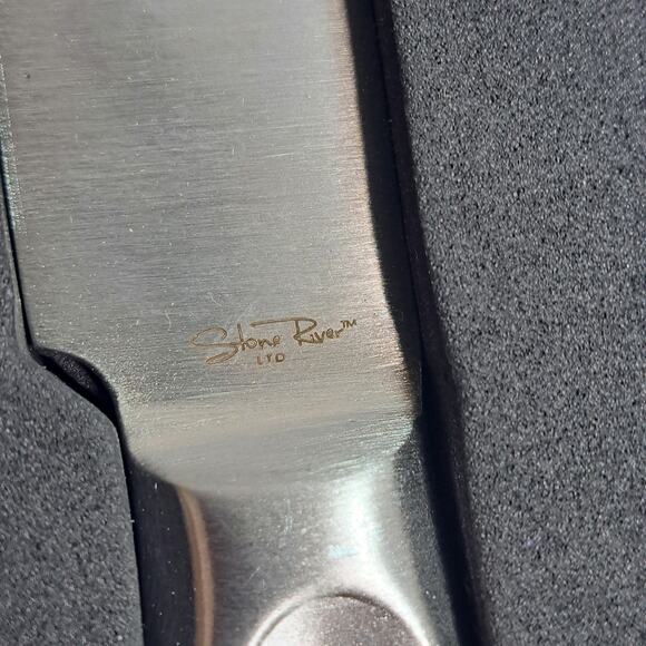 Stone River Ltd Carving Set 12" Knife and Fork North American Fishing Club New - Picture 3 of 5